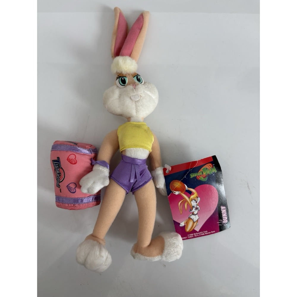 Looney Tunes Space Jam‎ Lola Bunny 1996 McDonald's Warner Brothers Plush NWT